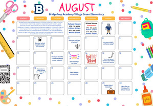 ✨ August 2025 calendar for all the events! ✨